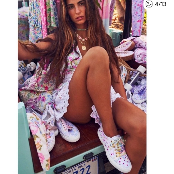 Love shack fancy Superga Shoes size 7 eu 37 1/2 - Picture 9 of 10